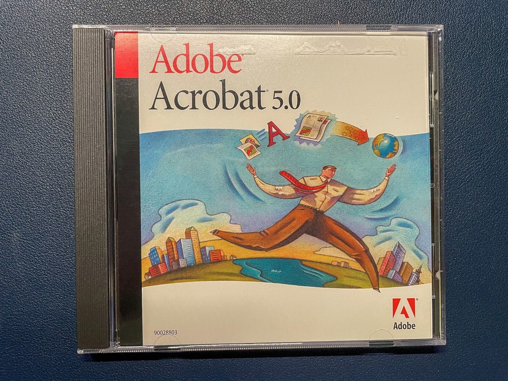Adobe Acrobat 5.0 Education Version Apple Mac OS with Serial and Box, Complete