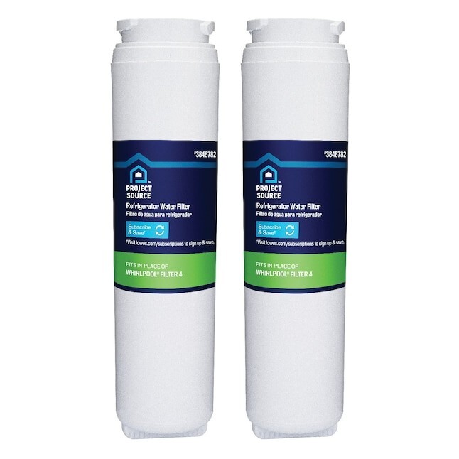 2 Pack Project Source  M-2-2 Refrigerator Water Filter #3846782 Whirlpool Maytag