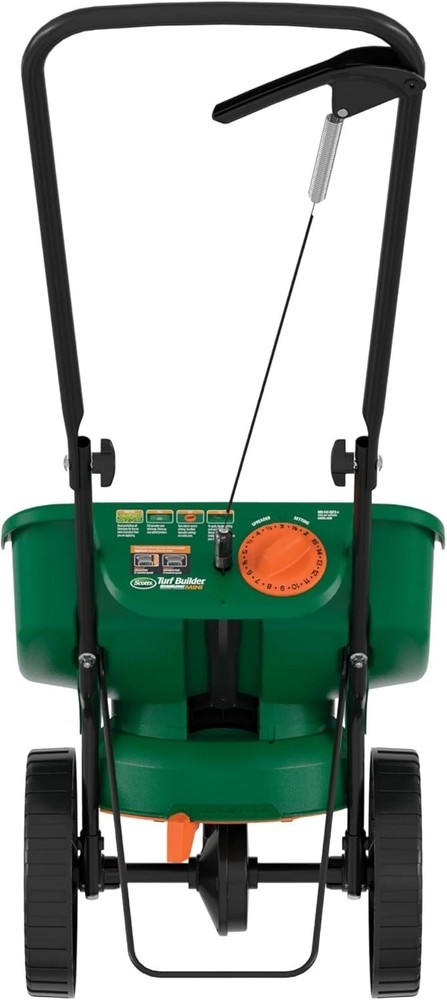 Scotts Turf Builder EdgeGuard Mini Broadcast Spreader for Grass Seed, Fertilizer