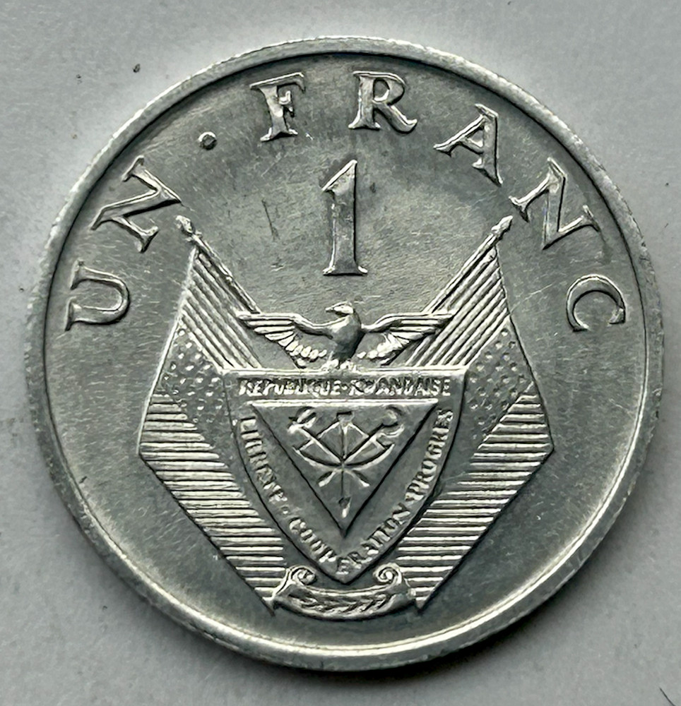 RWANDA FRANC 1969