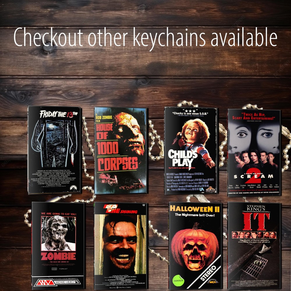 Ernest Scared Stupid VHS Keychain