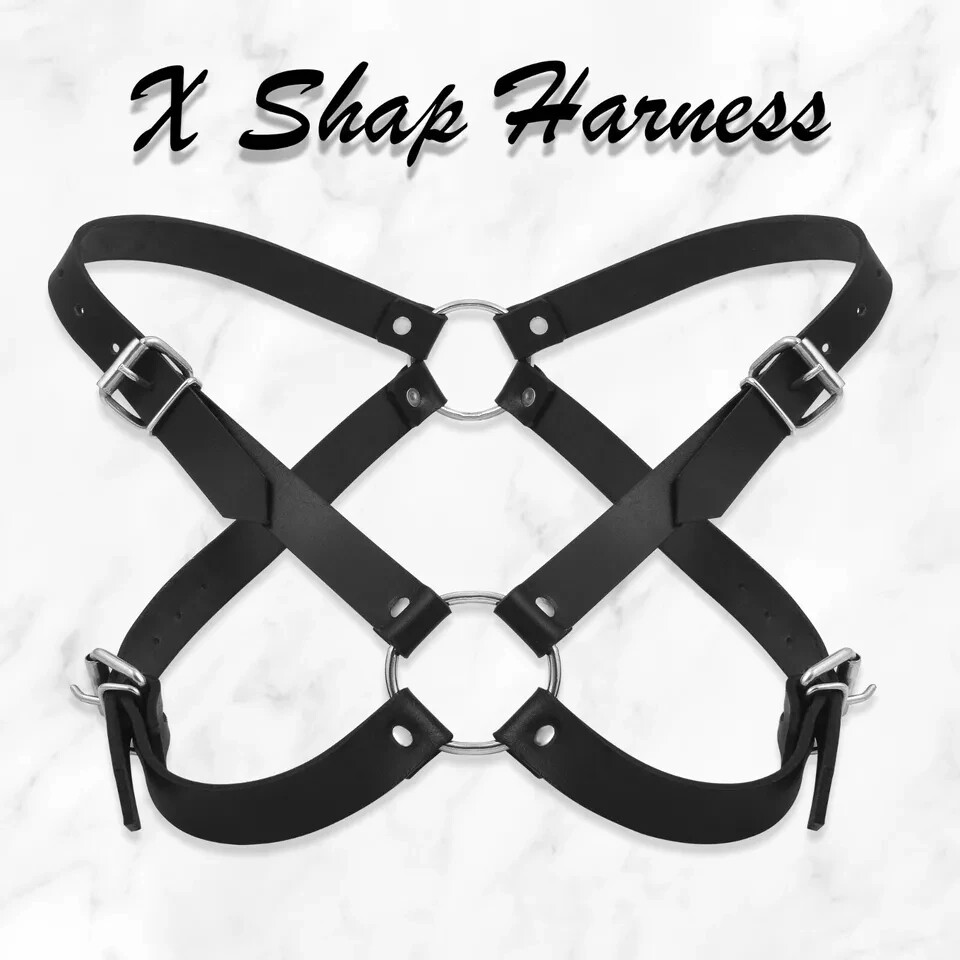 Adjustable Soft Leather Chest Strap for Men | Comfortable Body Harness Accessory