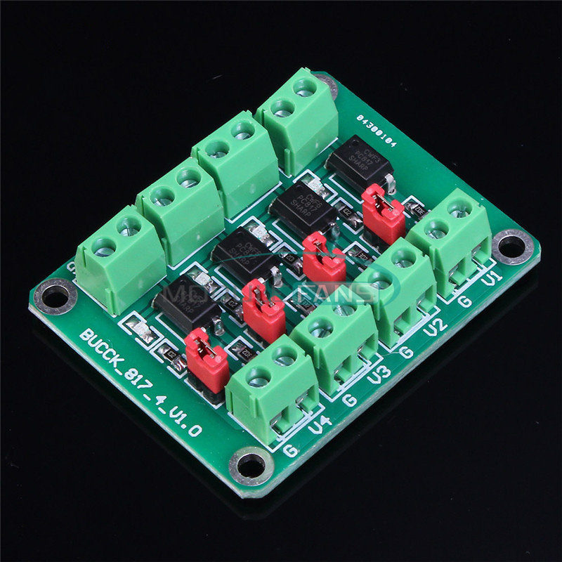 PC817 4-Channel Converter Module Optocoupler Isolation Module 3.6-30V Voltage