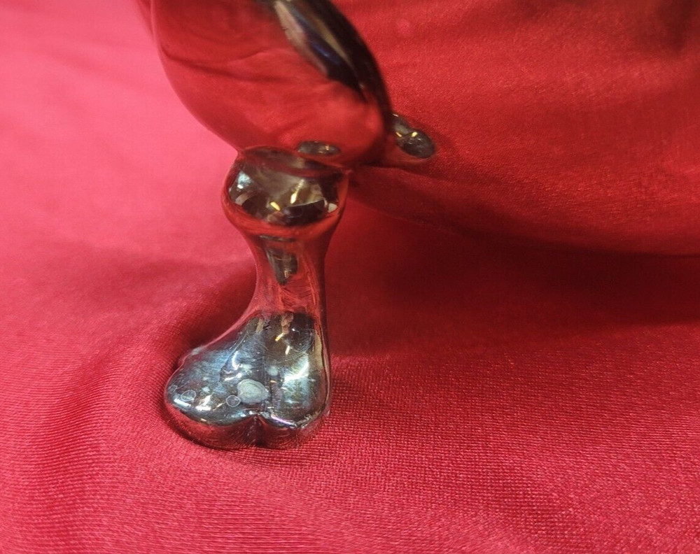 Lunt Silverplate Footed Pitcher, Stamped B-140, 9" Tall