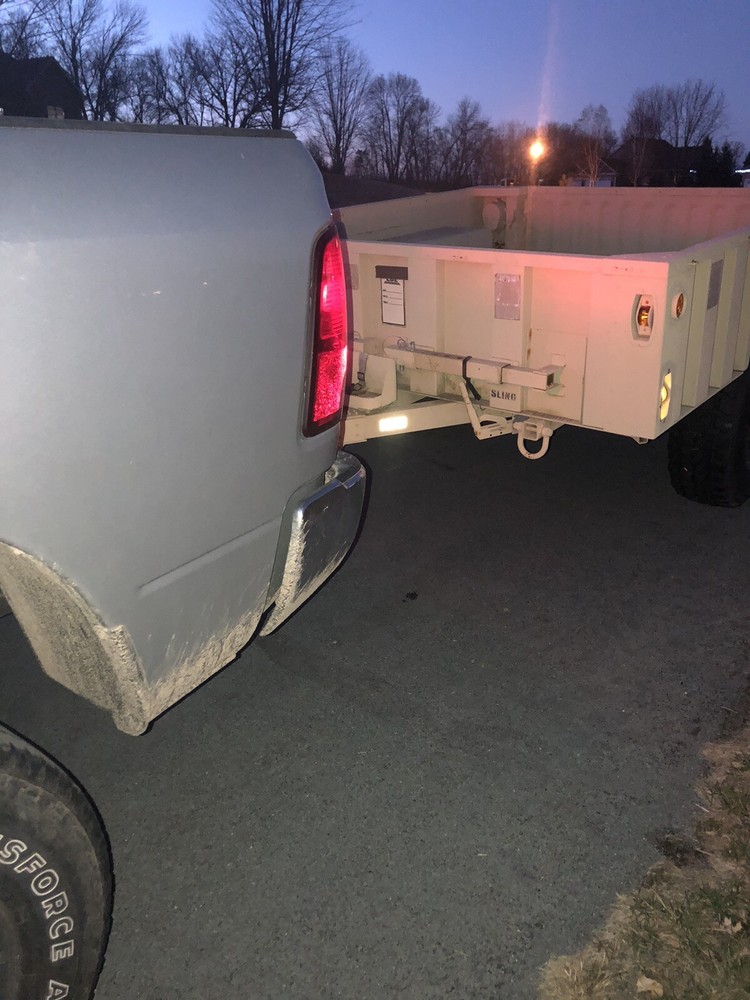 Military Trailer to Civilian Truck Adapter 9" fits M-Series Humvee M1101 M1102