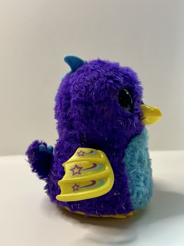 SPIN MASTERS HATCHIMAL BLUE BIRD WITH GREEN WINGS & BEAK INTERACTIVE Works Great