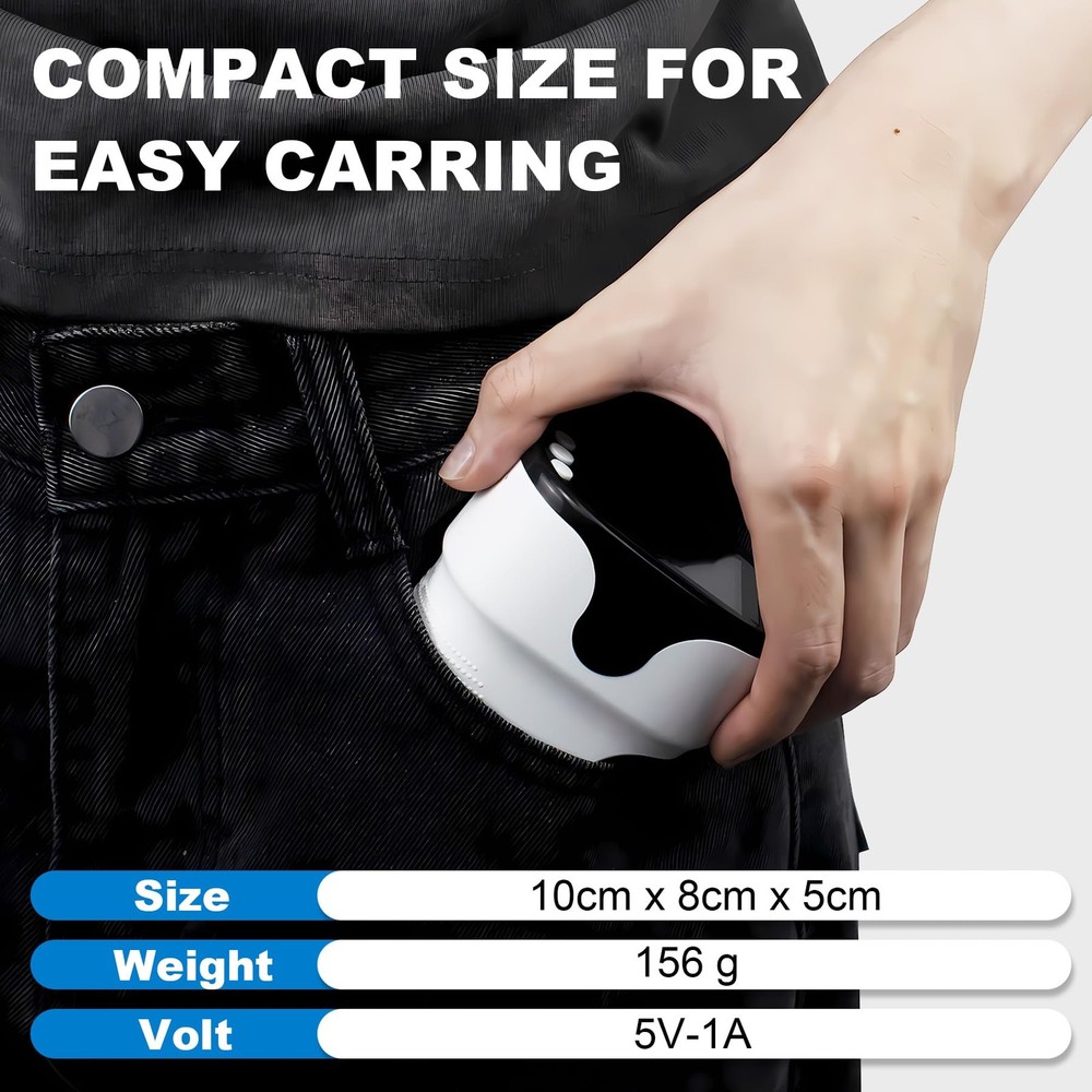1000X Handheld Digital Microscope for Kids 2'' HD Screen 4K Small, White