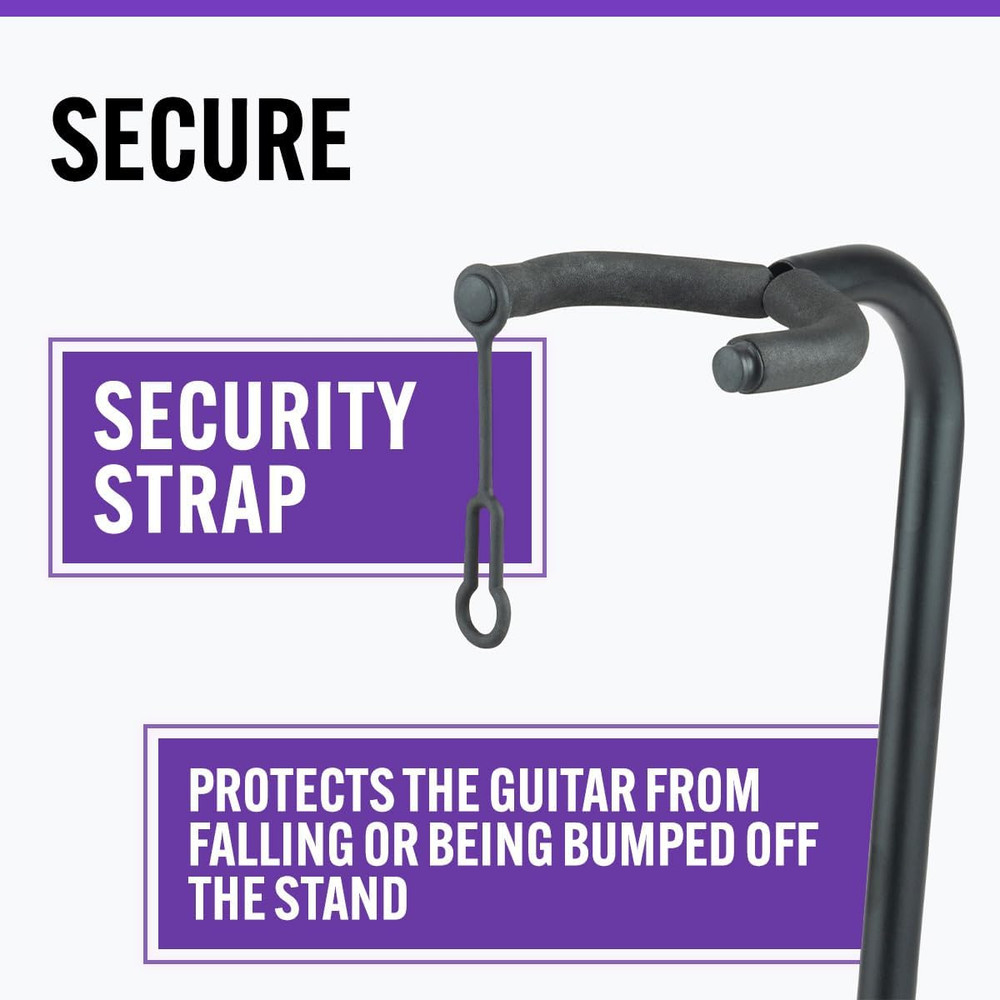 XCG4 Black Tripod Guitar Stand, Single