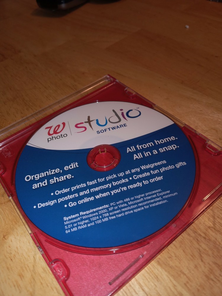 Walgreens Photo Studio Software Organize/Edit/Share All From Home All in a Snap