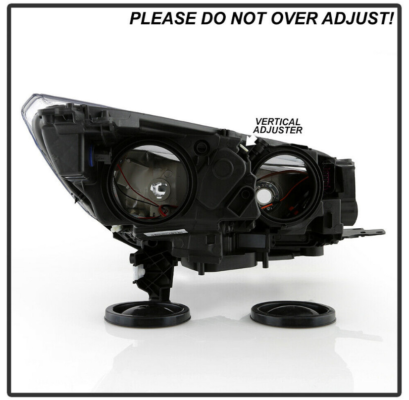 For 2017-2019 Ford Escape Passenger Side Halogen Headlight w/o LED DRL Chrome RH