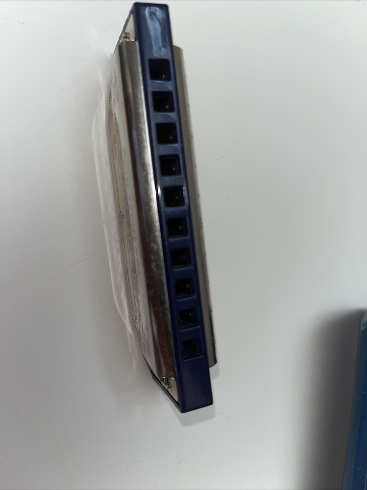 BLUES KING HARMONICA 10 HOLE Eb FLAT KEY CASE CLOTH STAGE STUDIO RECORDING