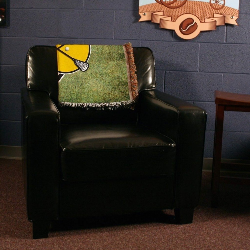 Lacrosse Dad Woven Blanket