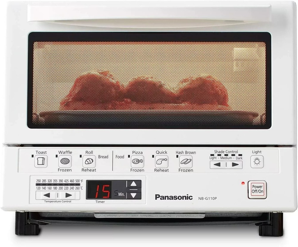 Panasonic - NB-G110PW - Toaster Oven FlashXpress - White