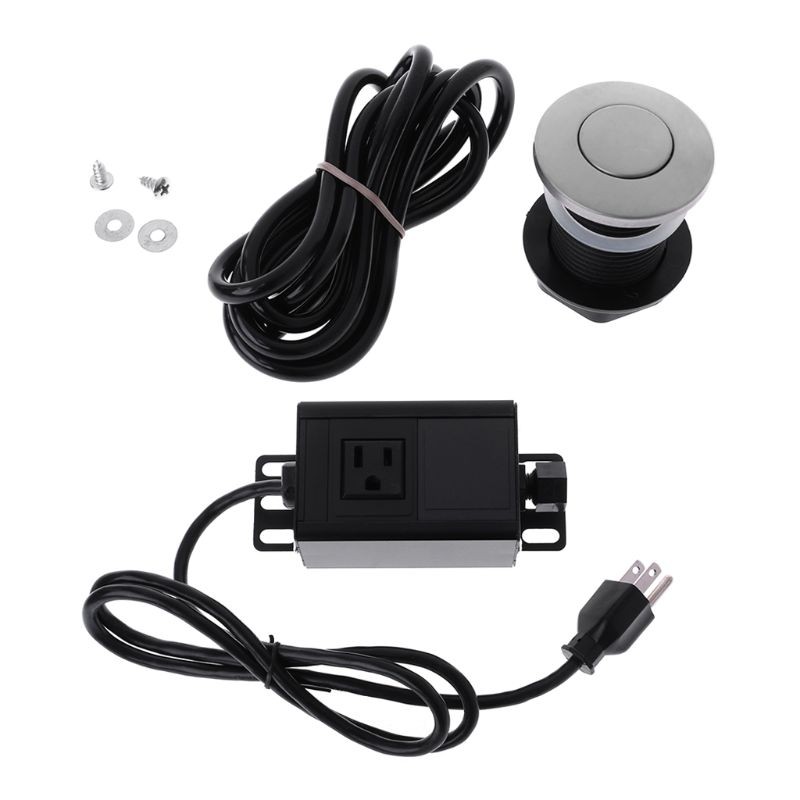 Sink Top Air Switch Kit Garbage Disposal Part Built-out Adapter Switch