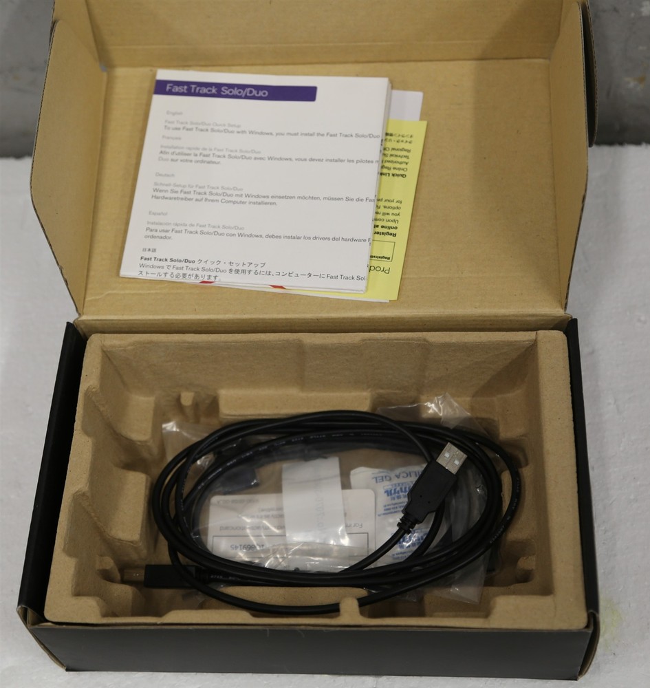 AVID Fast Track Solo to USB Audio Interface (S21)