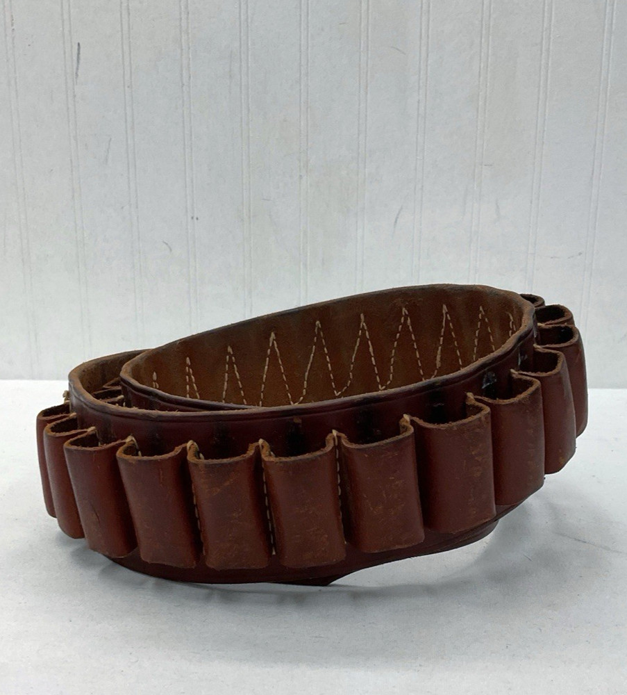 Vintage The George Lawrence Leather Ammo Belt | Size Medium