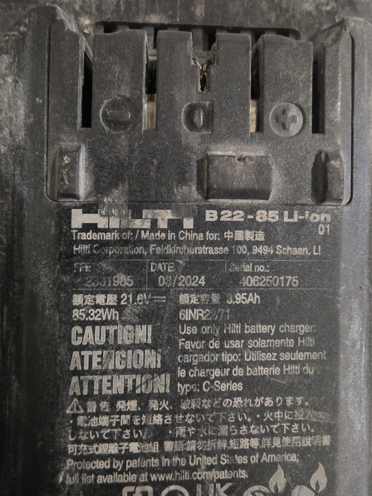 Hilti B-22-85 Li-Ion Battery