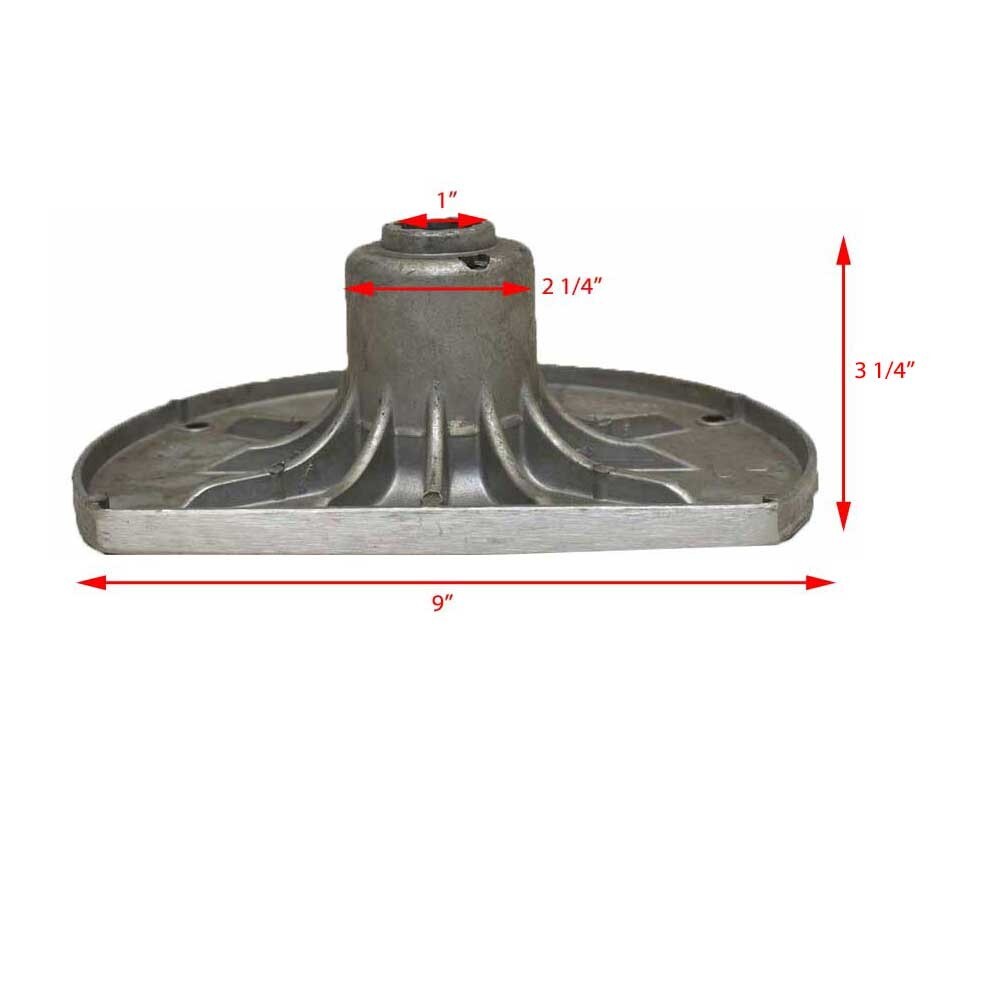 Springfield Boat Table Base | 9 Inch Galvanized Aluminum