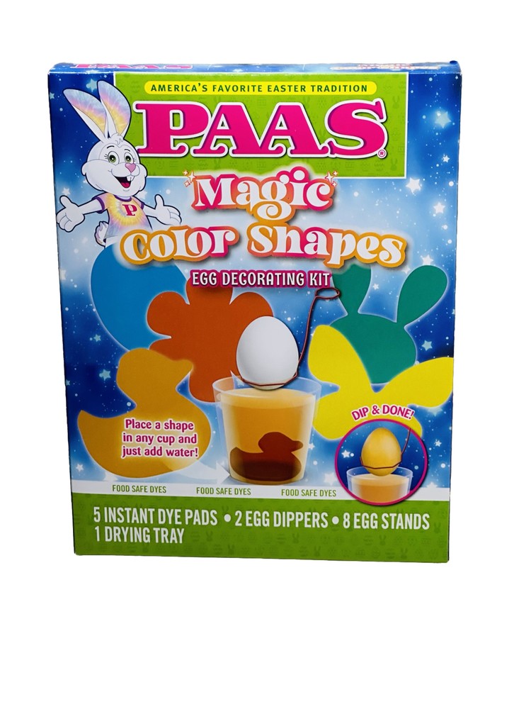 Paas Magical Color Shape Egg Decorating Kit~ Easter
