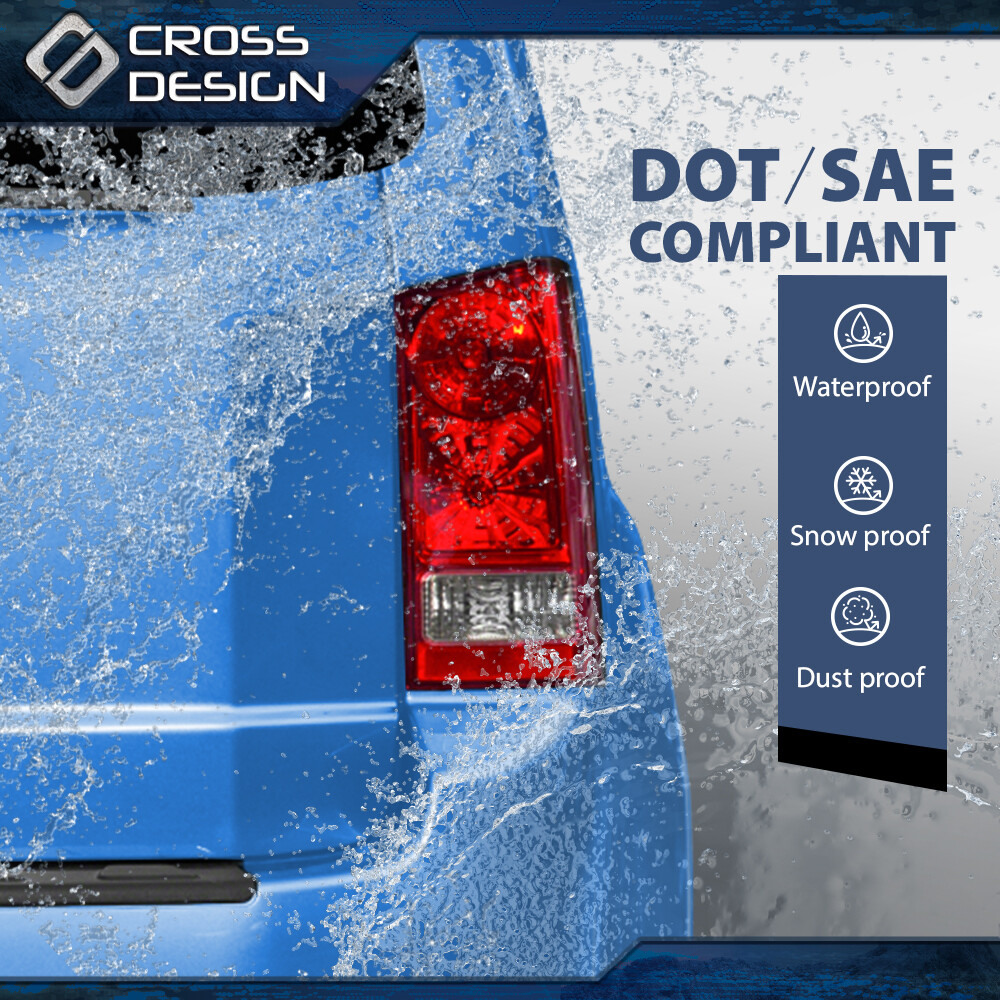 Fit For 2009-2015 Honda Pilot Right Rear Tail Light Assembly Passenger Side