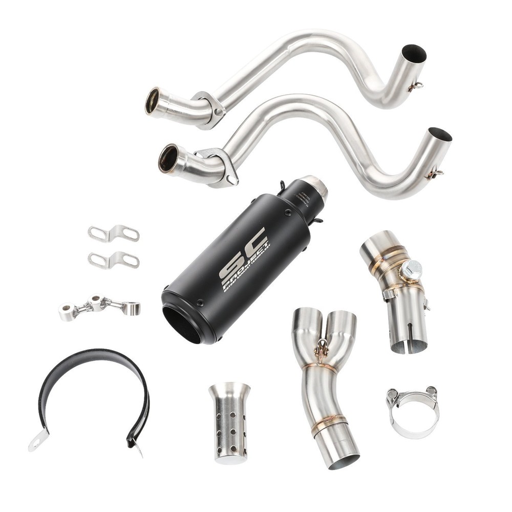 Header Pipe Kit For Kawasaki ER6N ER6F 2012-2016 Muffler Header Pipe Kit 51mm
