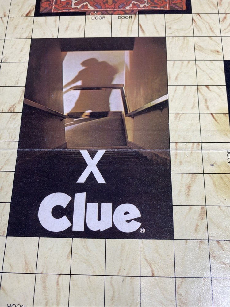 Vintage 1972 Clue NOT COMPLETE Board, Box And Directions ONLY!!