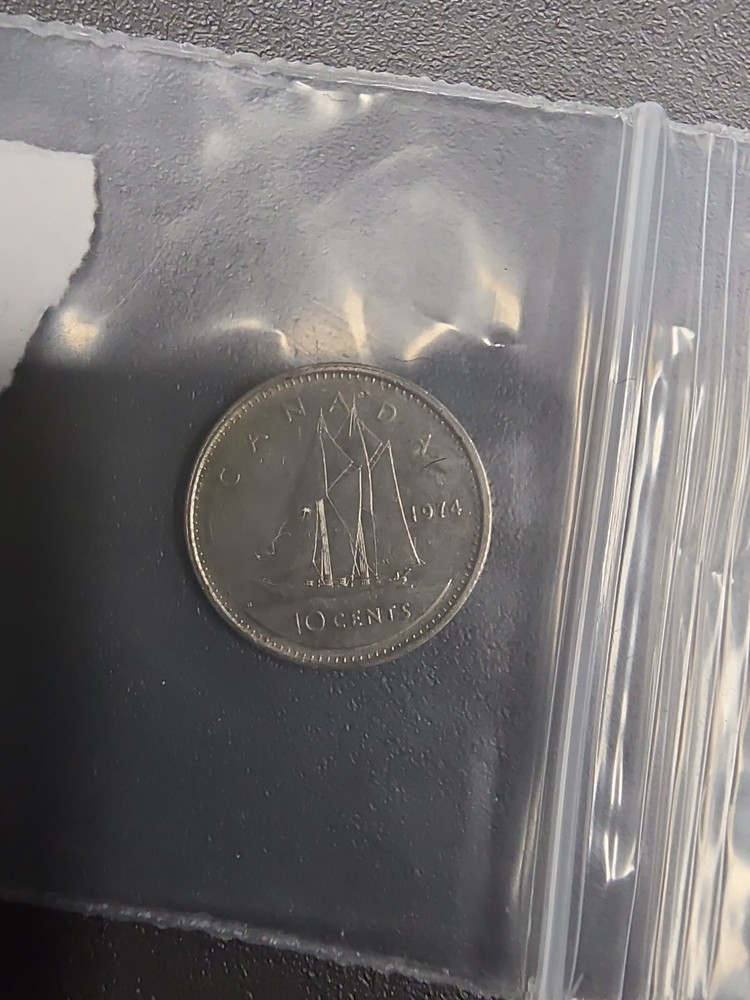 1974 Canada 10 Cents