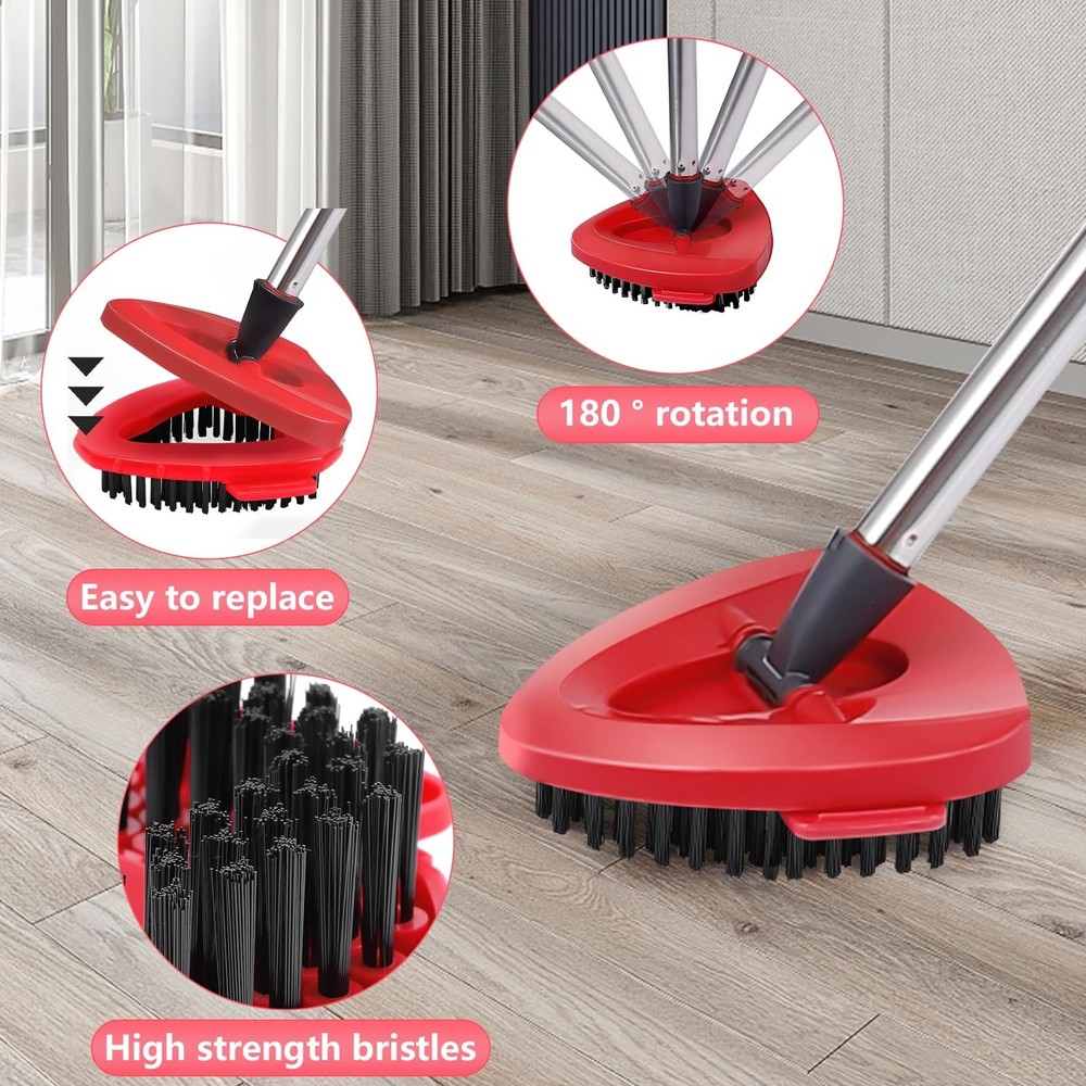 Mop Heads Replacements Complete Combo for O-Ceda,4Pcs White Machine Washable ...