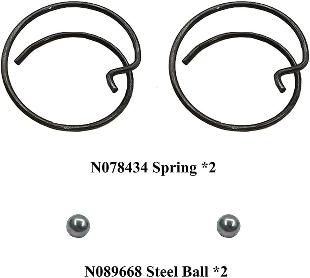 Compact 2 Pack Spring and Steel Ball Set - Essential for Impact Driver Users