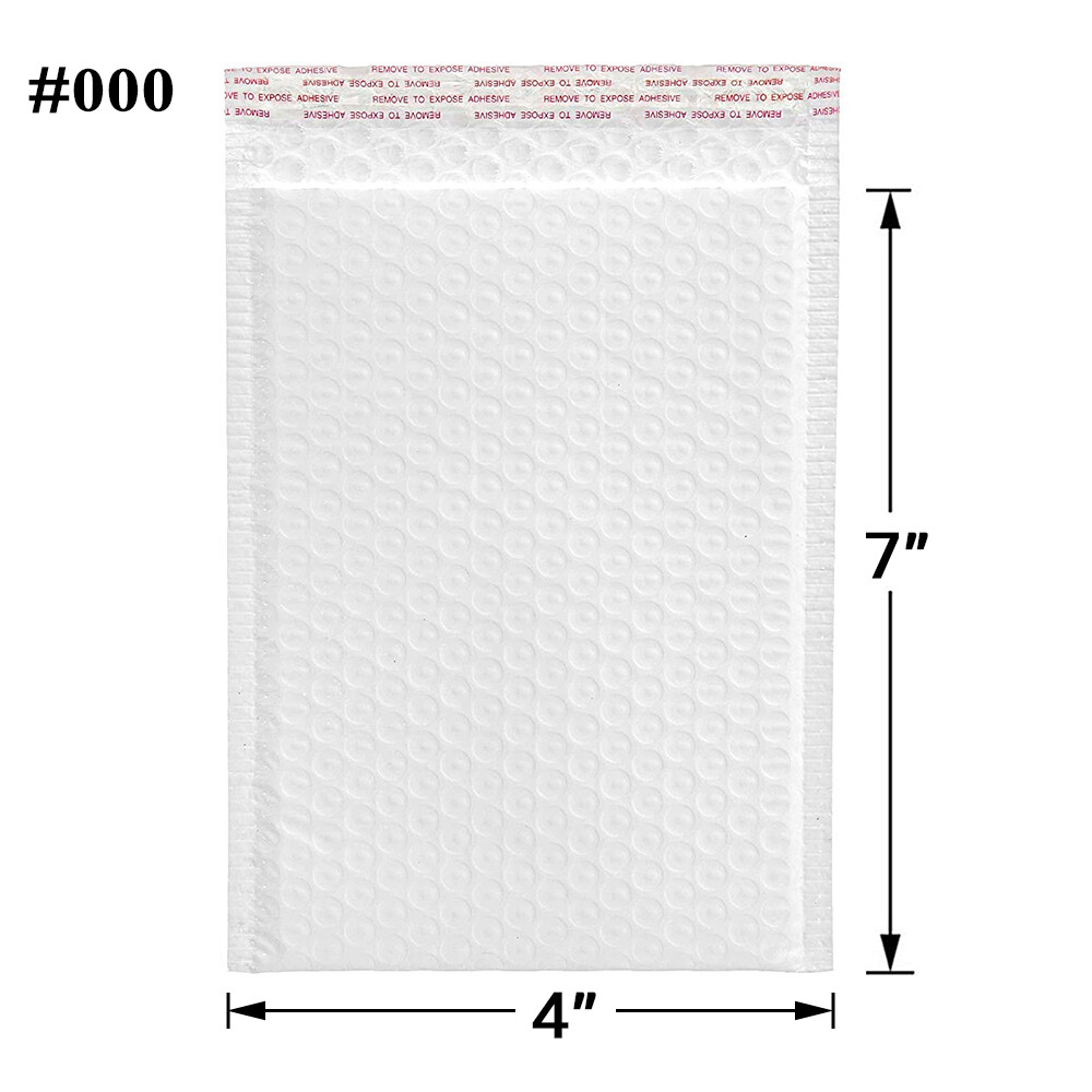 🔥 200PCs Thicken Poly Bubble Mailers 4 Layers Padded Envelopes Self Sealing US
