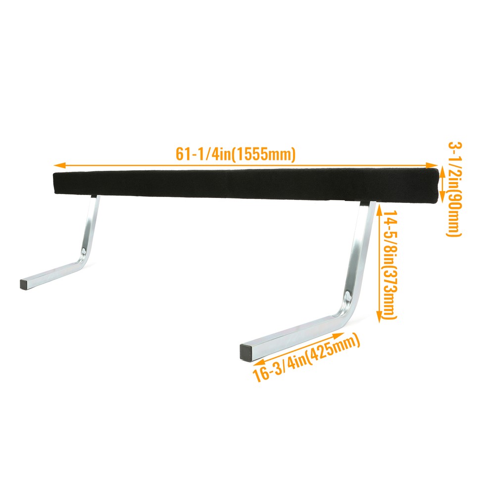 5' Adjustable Boat Trailer Guide Bunk Board Bunkboard Guide-On Rails Zinc-Plated