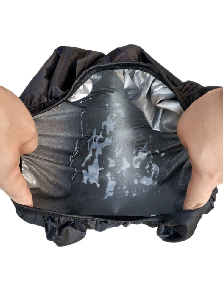 OOKOO Waterproof & Reflective Backpack Cover Black 45L - 55L