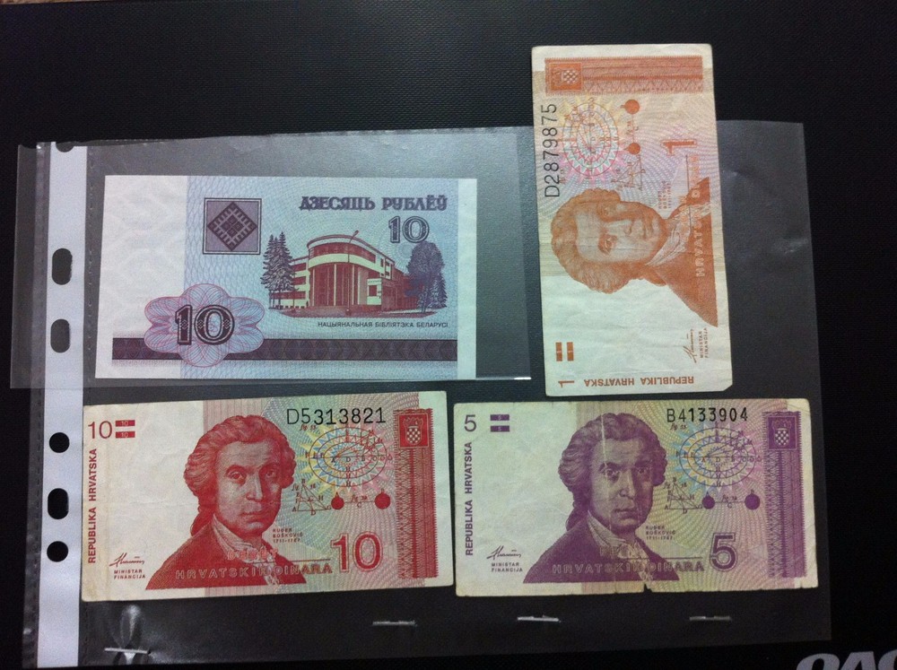 BELARUS BANKNOTES- 10 RUBLES 2000 + GRATIS BANKNOTES CROATIA !!!