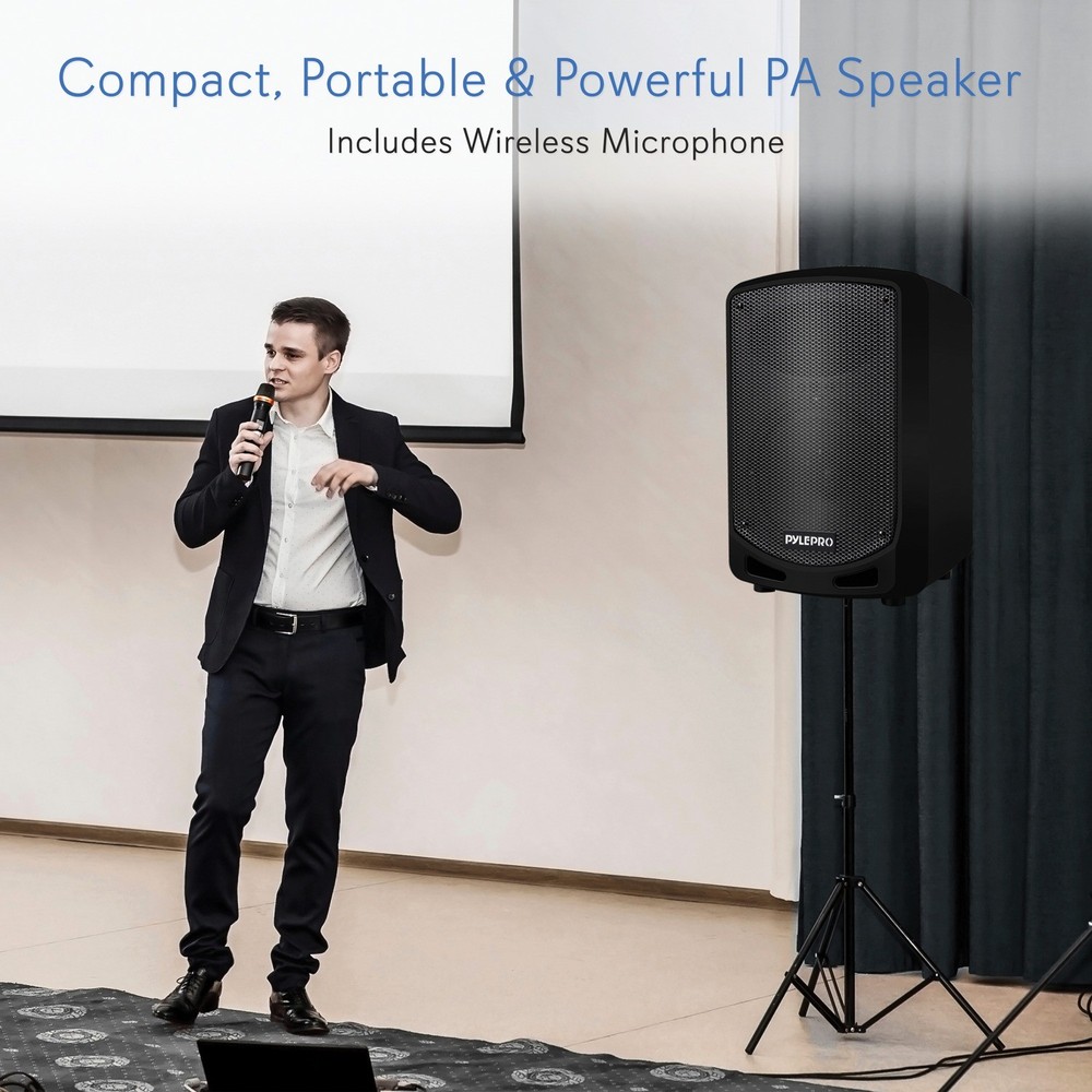 Compact Portable Bluetooth PA Speaker