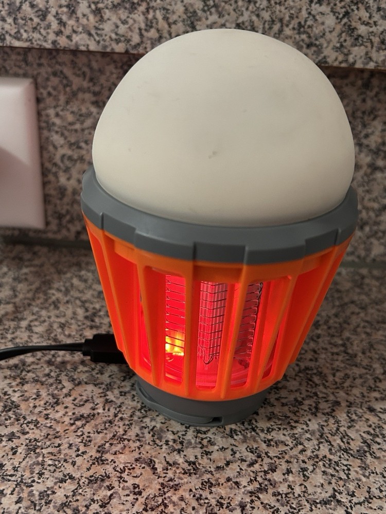 LED Camping Lantern Bug Zapper USB Rechargeable Mosquito Killer Light