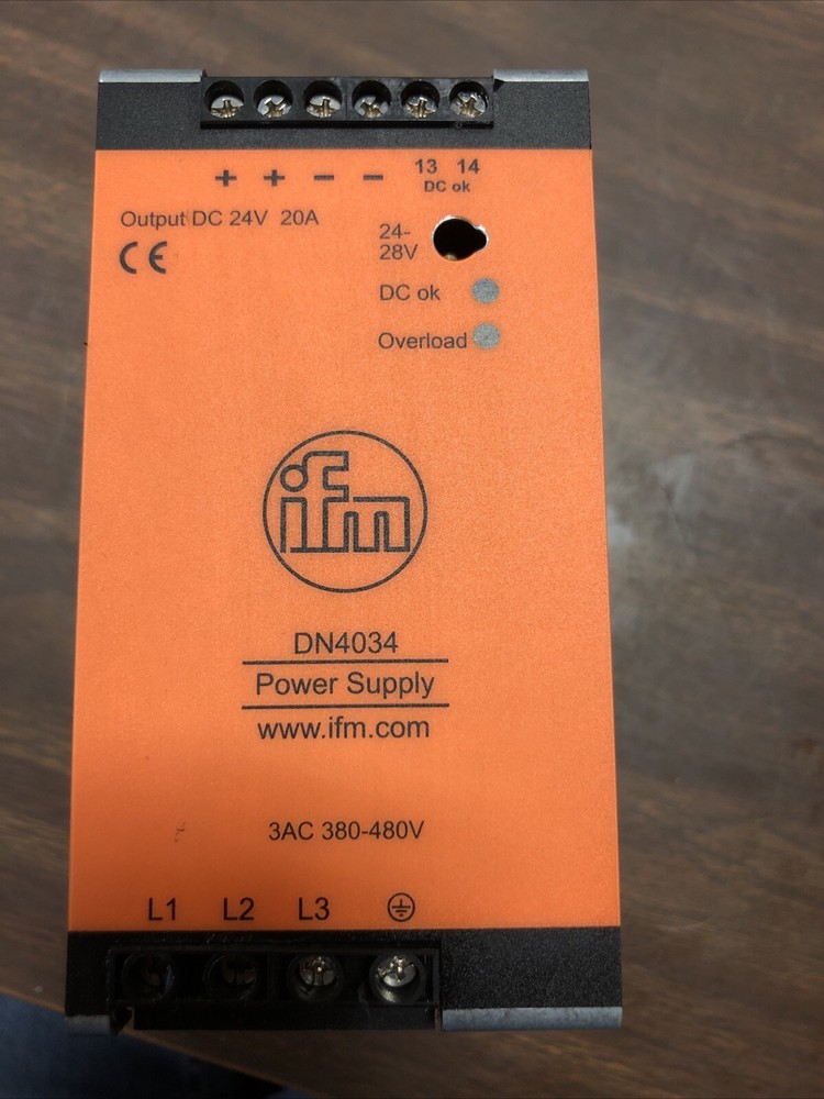 IFM DN4034 Power Supply Output DC 24V 20A