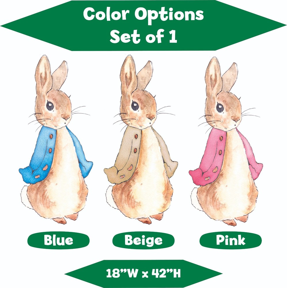 Peter Rabbit Cutout Prop, Baby Shower Backdrop, Easter Decor, Birthday