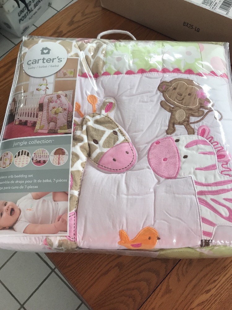 Carter's "Jungle Collection" 7 Piece Crib Set Ships N 24h
