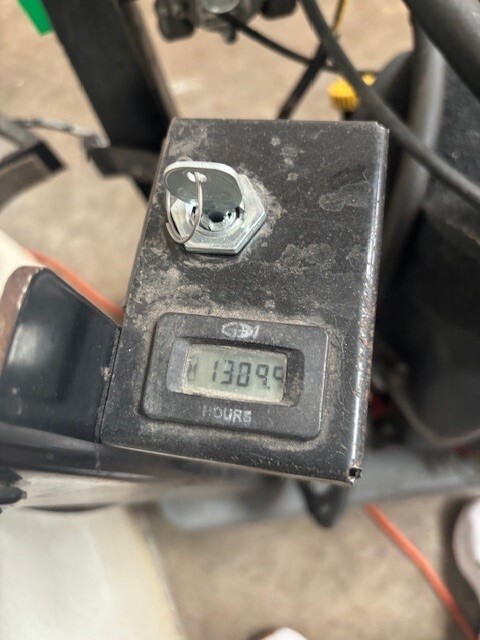 Propane floor buffer