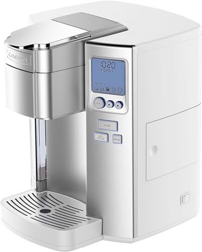 Cuisinart SS-10WP1 White Single Serve Reservoir Programmable Coffee Maker - 72oz