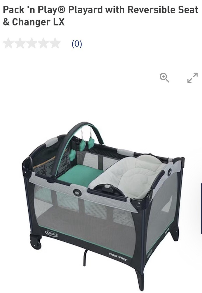 New! Graco Pack N Play Changing Table Reversible Napper Attachment Part Pad Only