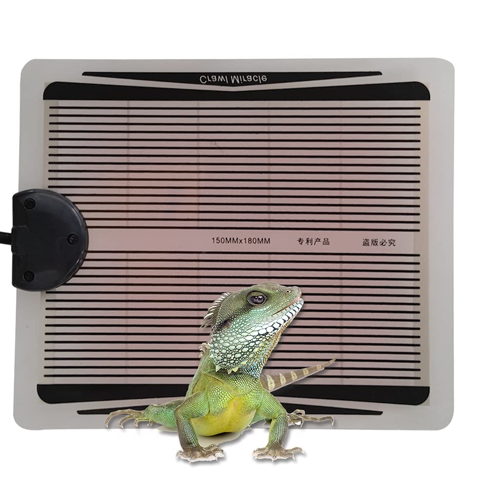 APlayfulBee Reptile Heat Pad, Adjustable Temperature Control Lizard 5W
