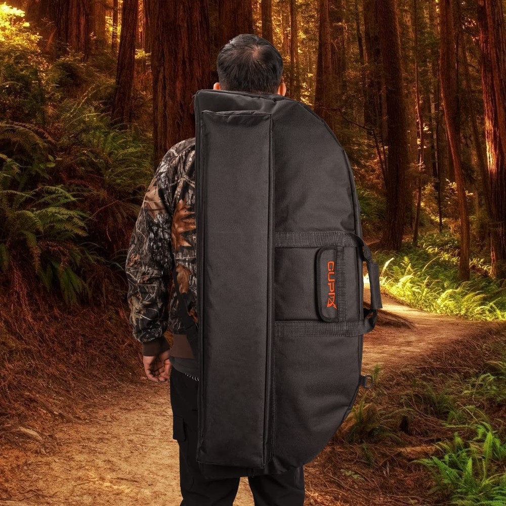 Compound Bow Case Light-Weight Soft Bow Bag with Arrow Pocket and Backpack St...