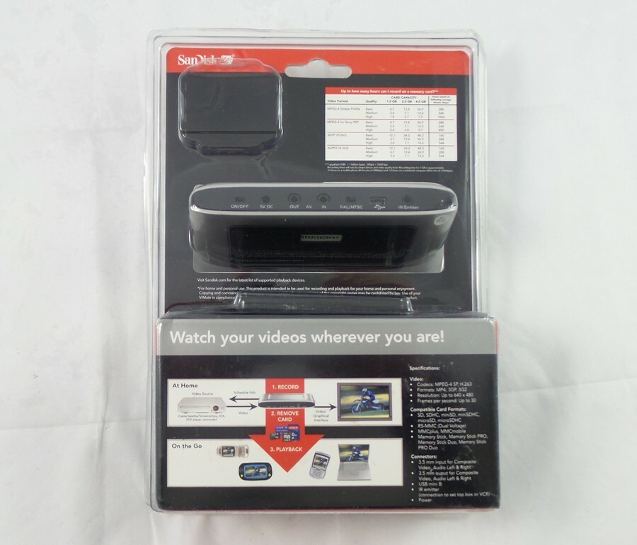 SanDisk V-Mate Video Memory Card Viewer Recorder (SDVM1-A-A30)