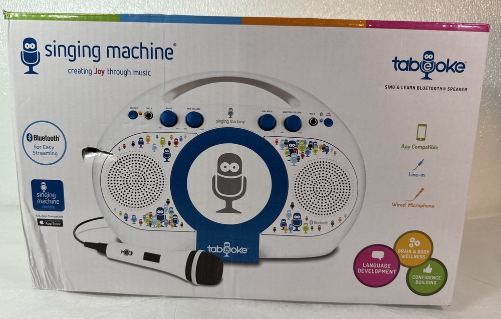 NEW Karaoke Machine Bluetooth Microphone Portable singing machine Speaker System