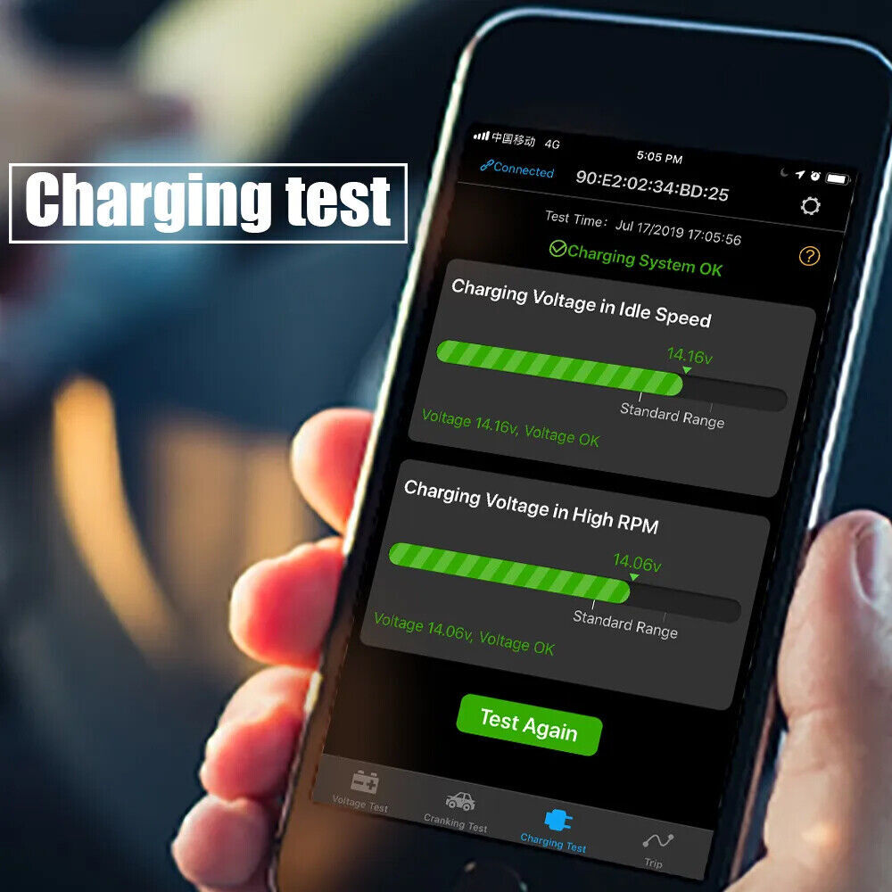 ANCEL BM300 Auto 12V Battery Tester Charging Cranking Analyzer For Android IOS