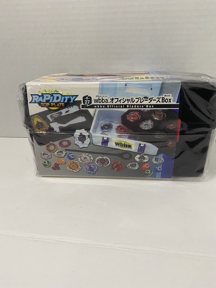 Rapidity Top Plate Wbba Official Bladers Box Set Beyblade Burst