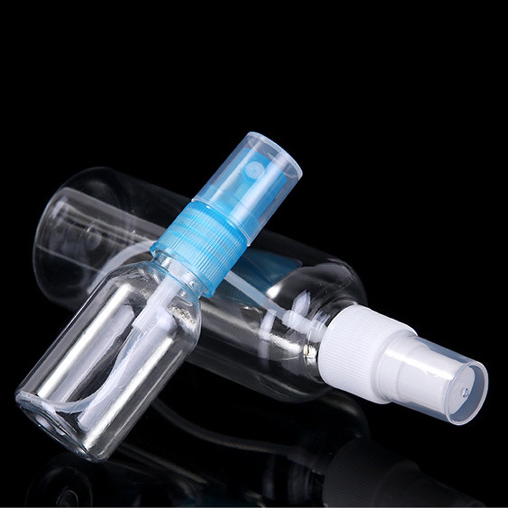 20 Multi Color TSA-Approved Travel Friendly Reusable Clear Perfume Atomizer