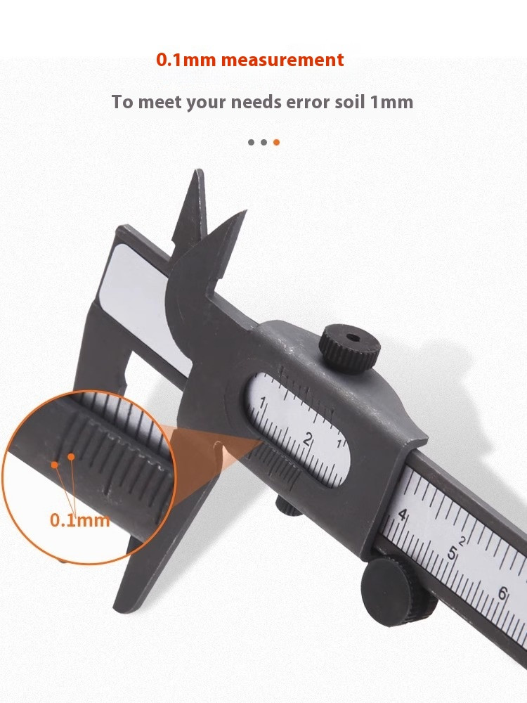 Metal Vernier Caliper with Double Scale Measuring Tool for Insides Outside Depth