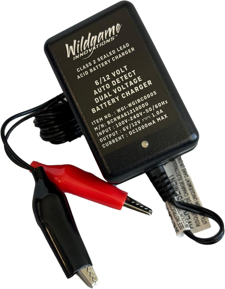 6V/12V eDRENALINE Battery Charger - Adjustable Voltage & Indicator Light